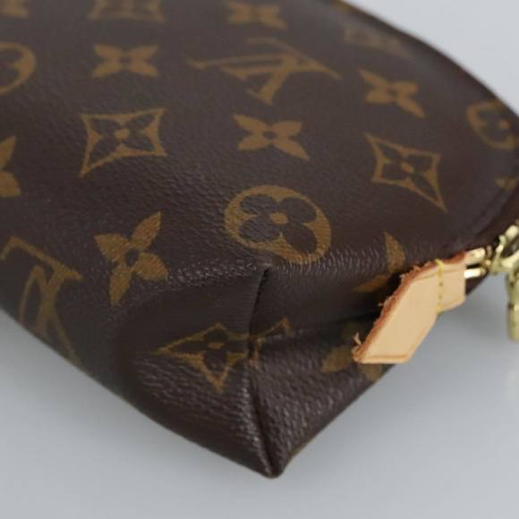 LOUIS VUITTON Monogram Pochette Cosmetic PM Cosmetic Pouch M47515 LV Auth 97655 - Picture 15 of 16